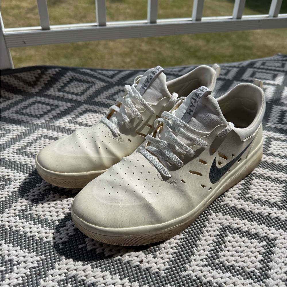 Nike Cream and Gray Men's Sneakers